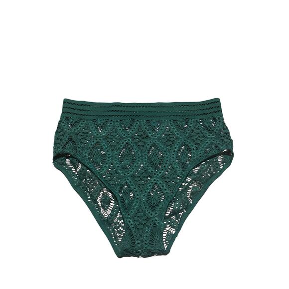 Else Women's Medium Green Baroque Geometric Print Lingerie High Waist Briefs - Picture 3 of 7